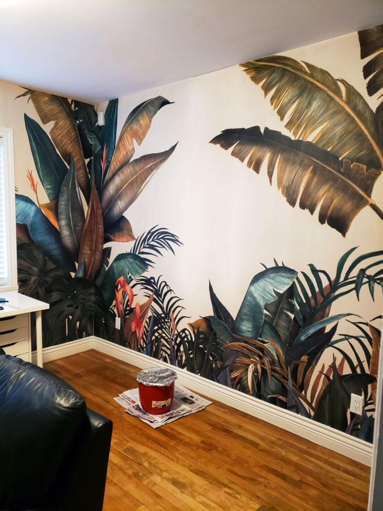 Wallpapered wall - Tracey Mackenzie