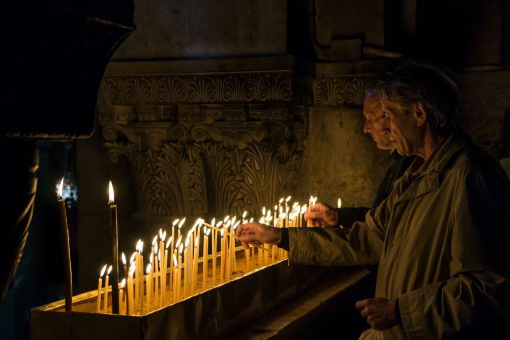 Beeswax candles were used in churches during the middle ages.